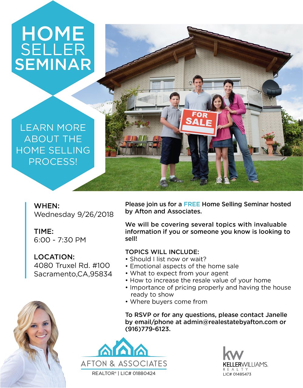 Events Bobby and Afton Real Estate Sacramento Real Estate