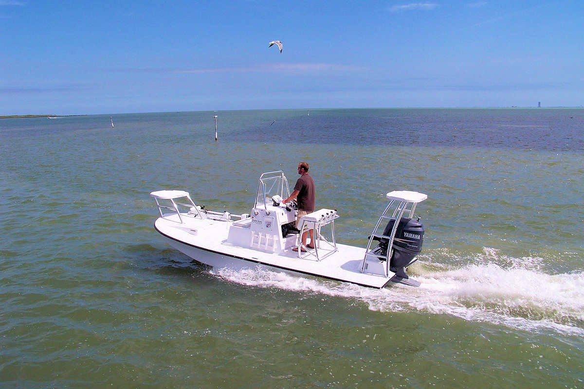 Shallow Sport Boats Mayday Marine Services is an authorized dealer
