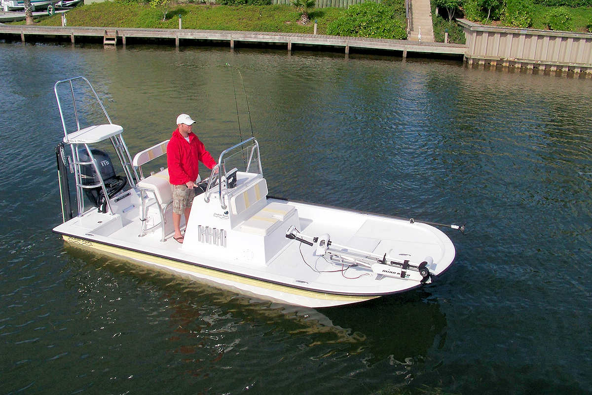 Shallow Sport Boats Mayday Marine Services is an authorized dealer