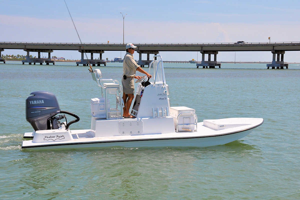 Shallow Sport Boats Mayday Marine Services is an authorized dealer