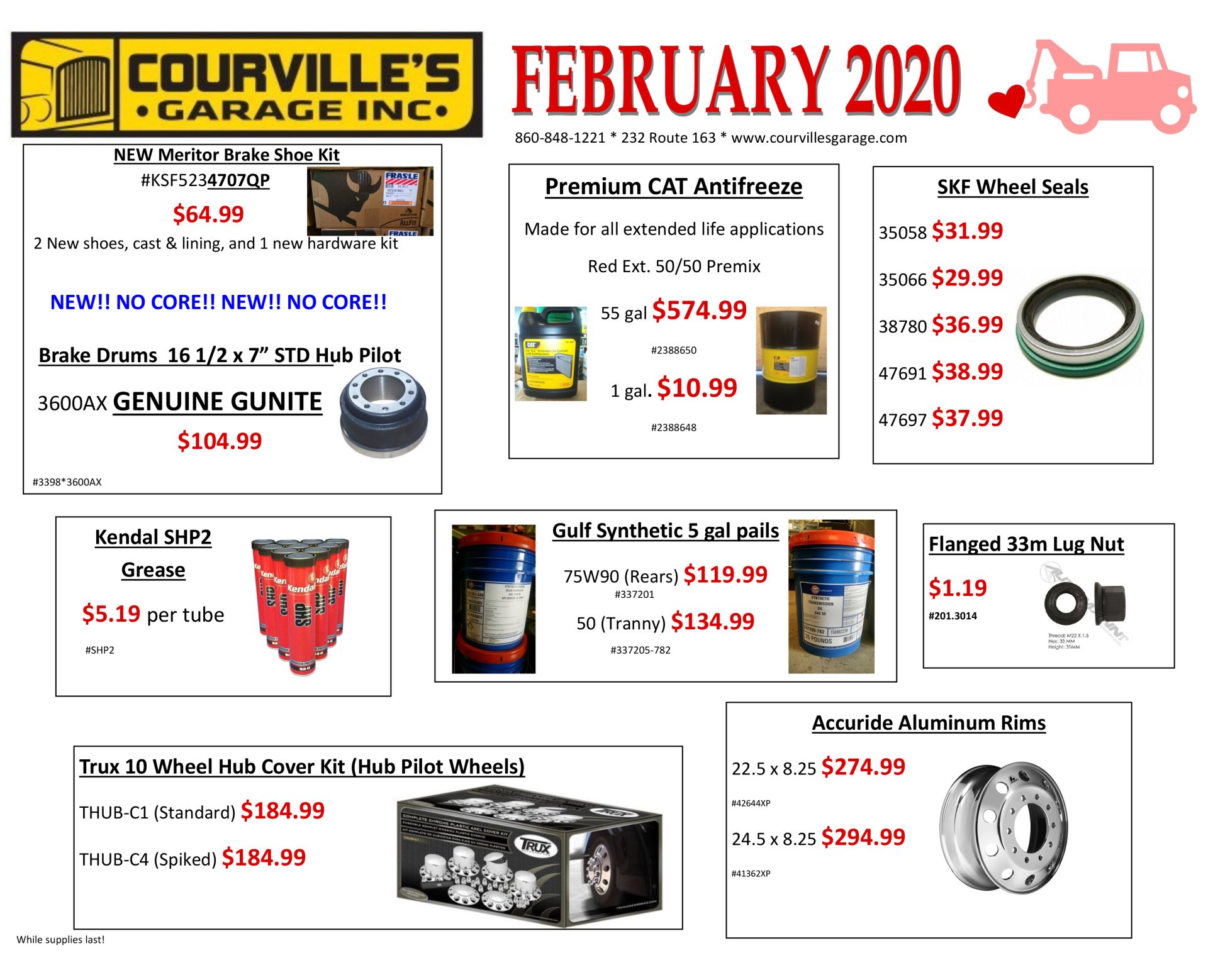 Specials Montville, CT Courville's Garage