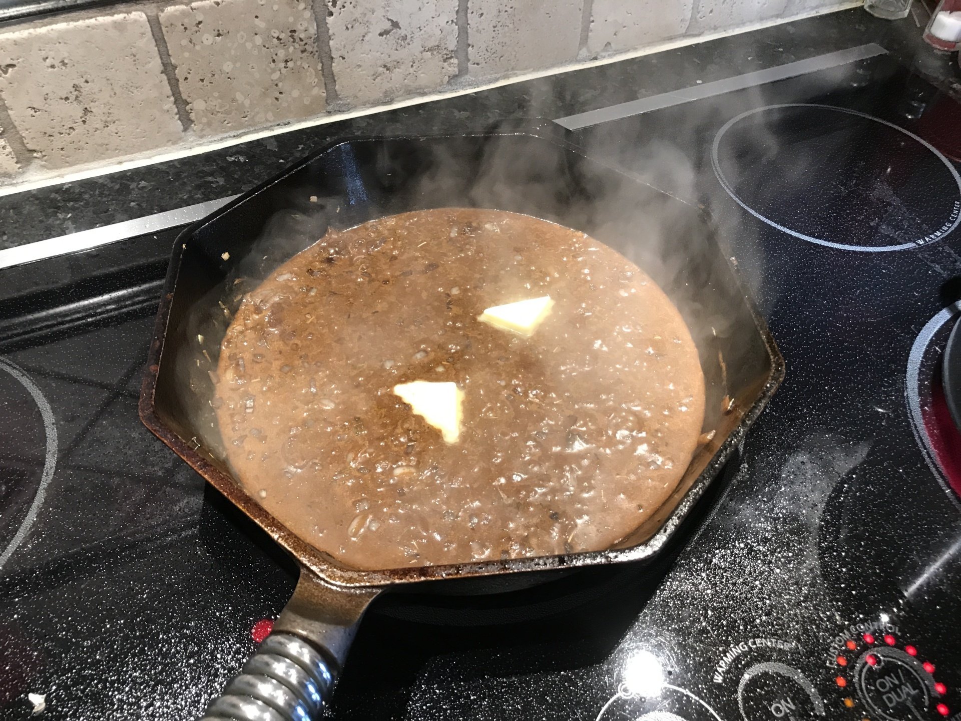 Marinated Steak Frites with Shallot Pan Sauce