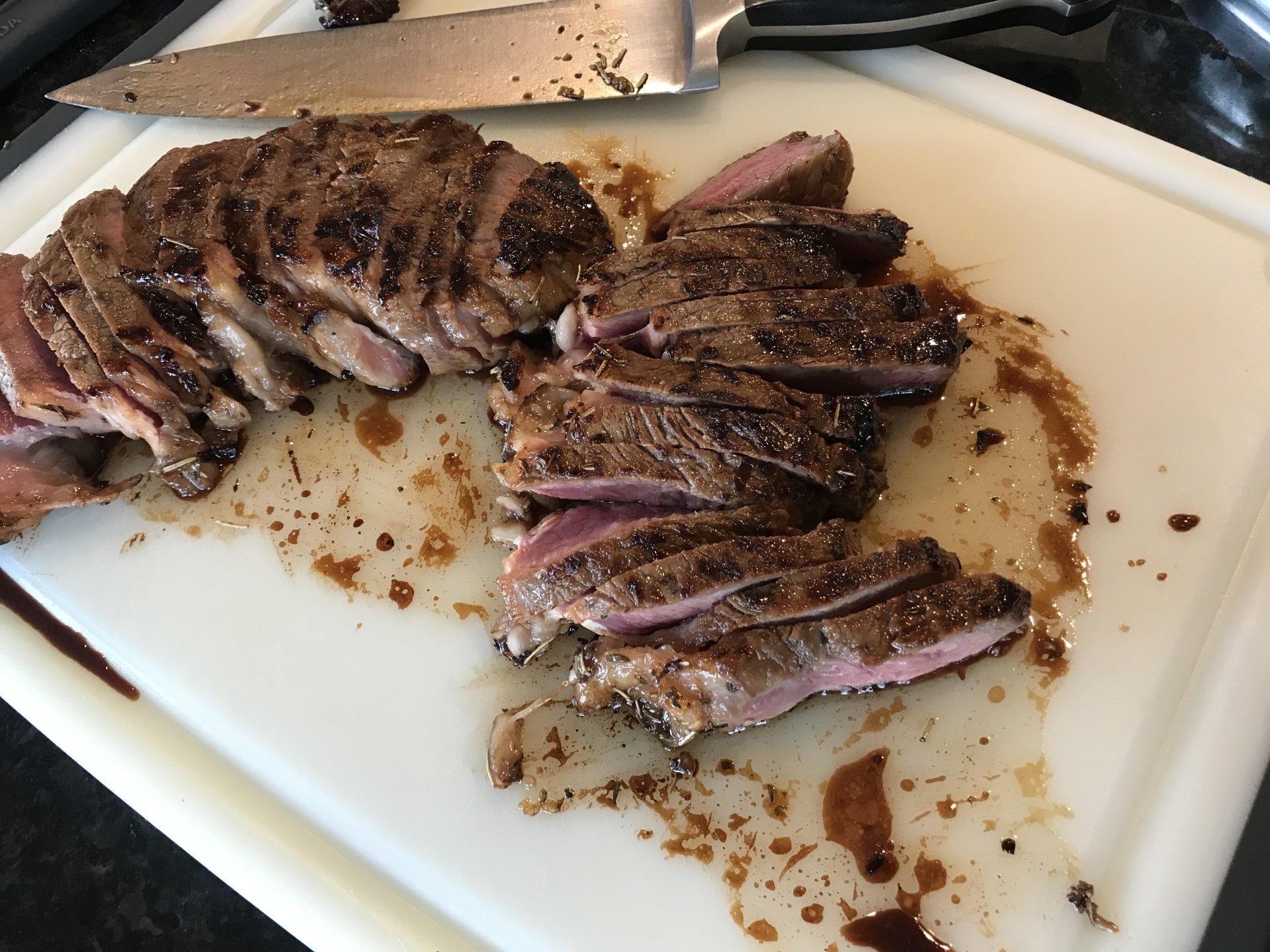 Marinated Steak Frites with Shallot Pan Sauce