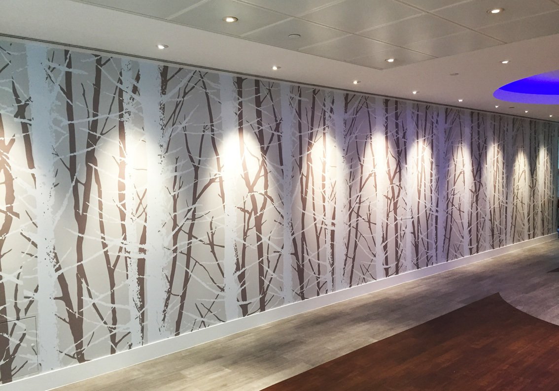 Sectors Wall Wraps UK Hertfordshire Essex London printed wallpaper