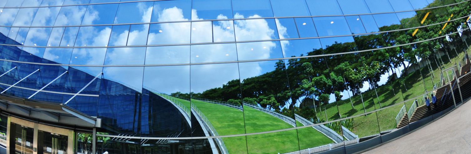 Tinted glass on a building in Northland