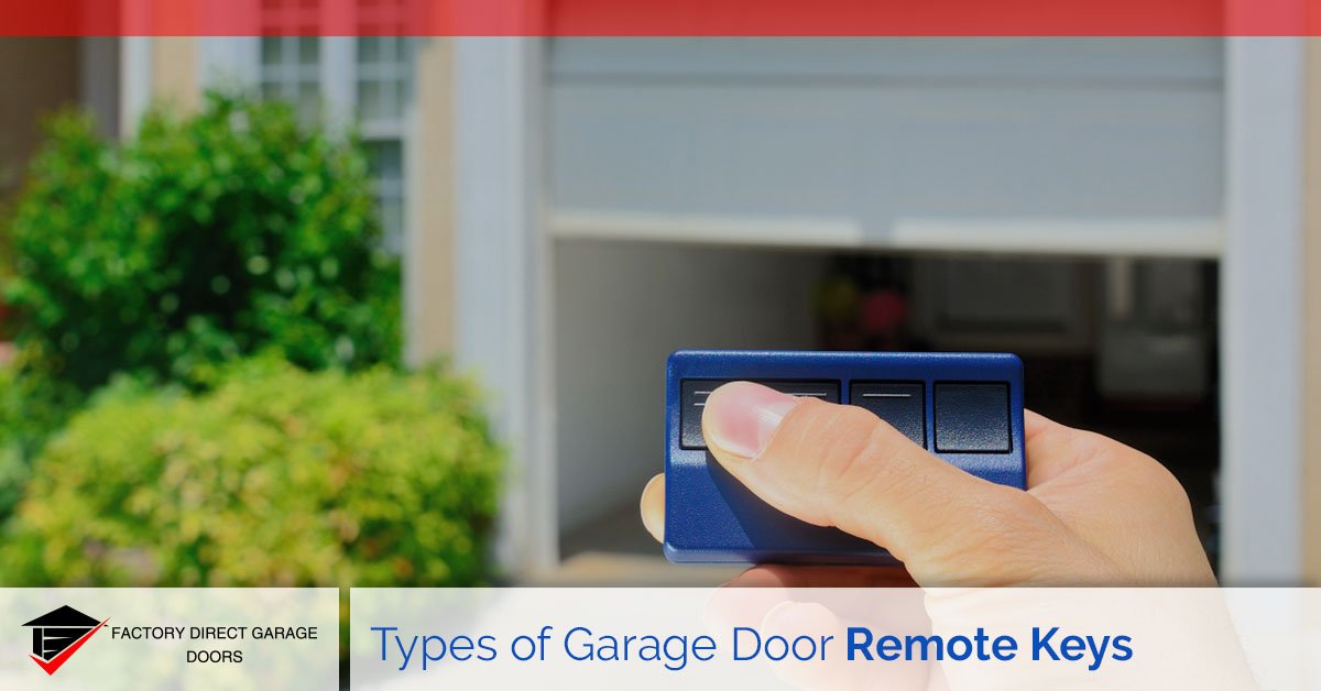 Types of Garage Door Remote Keys