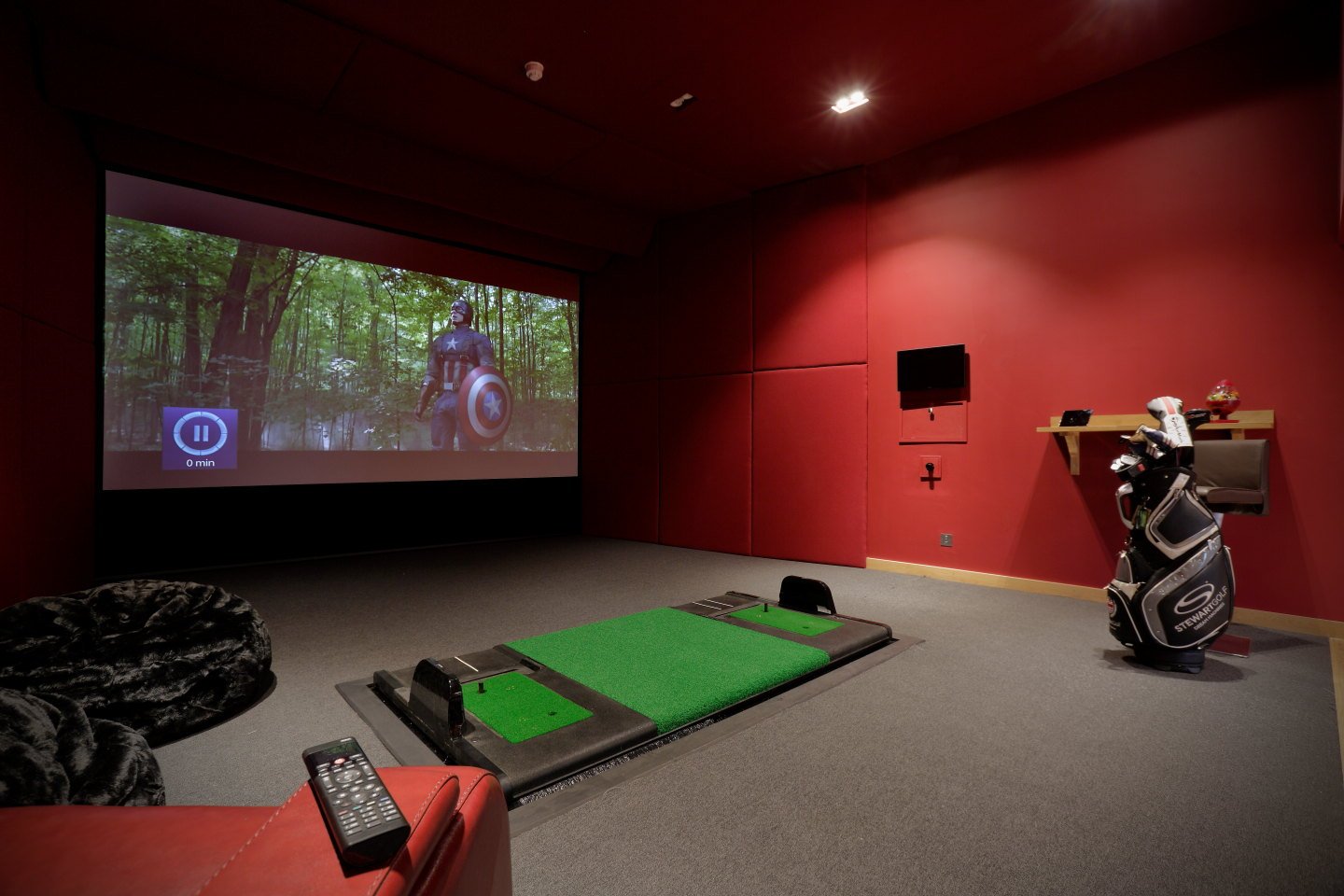 Golf Simulator and Cinema Room in Bromley, Case Study