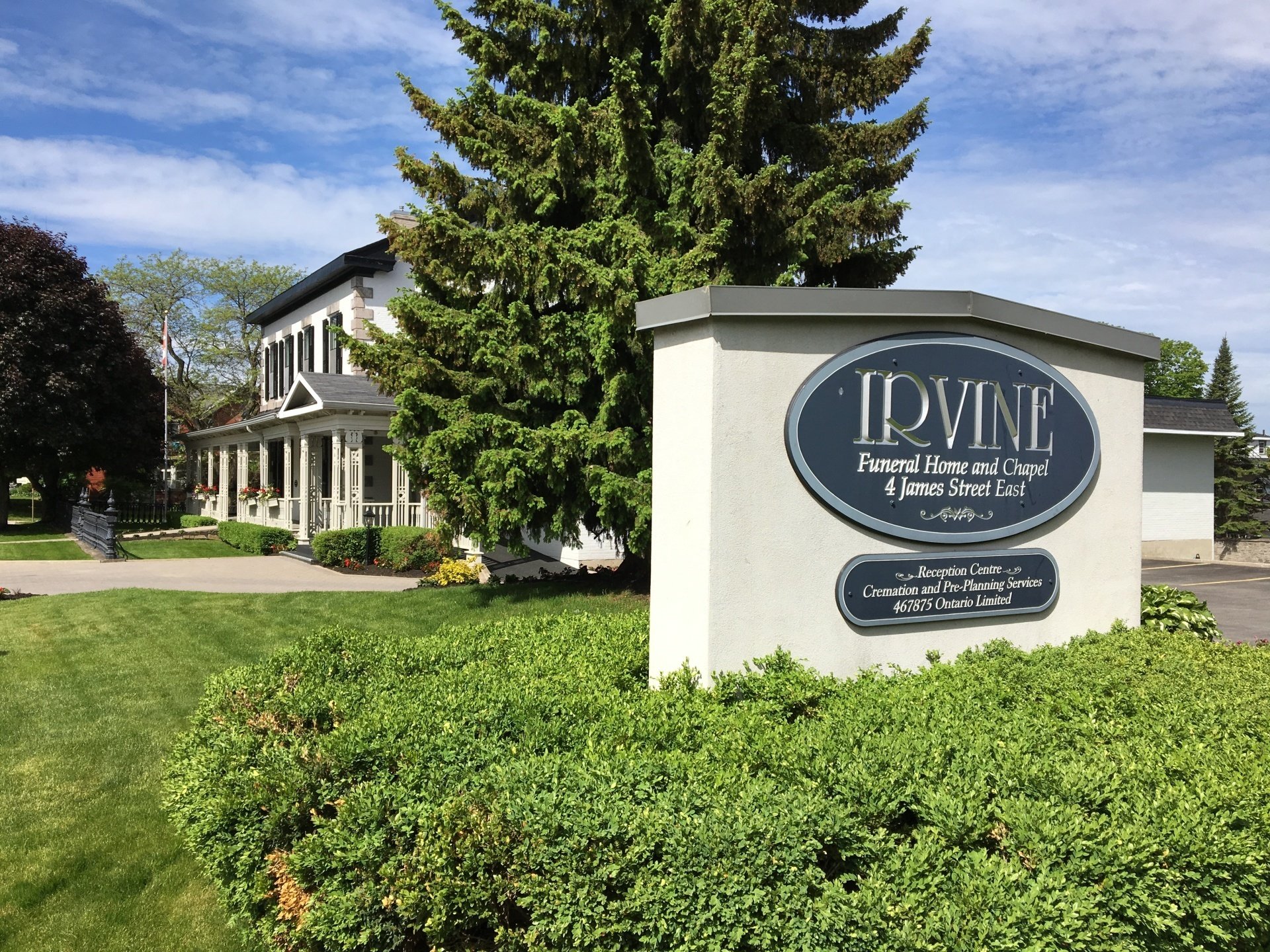 Irvine Funeral Home Brockville