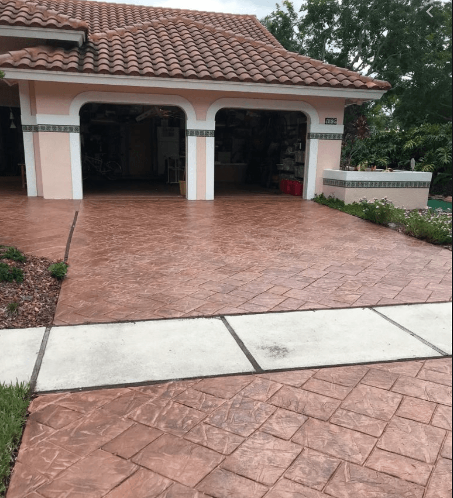 Stamped Concrete | Concrete Overlay — Jacksonville, Florida — Concrete