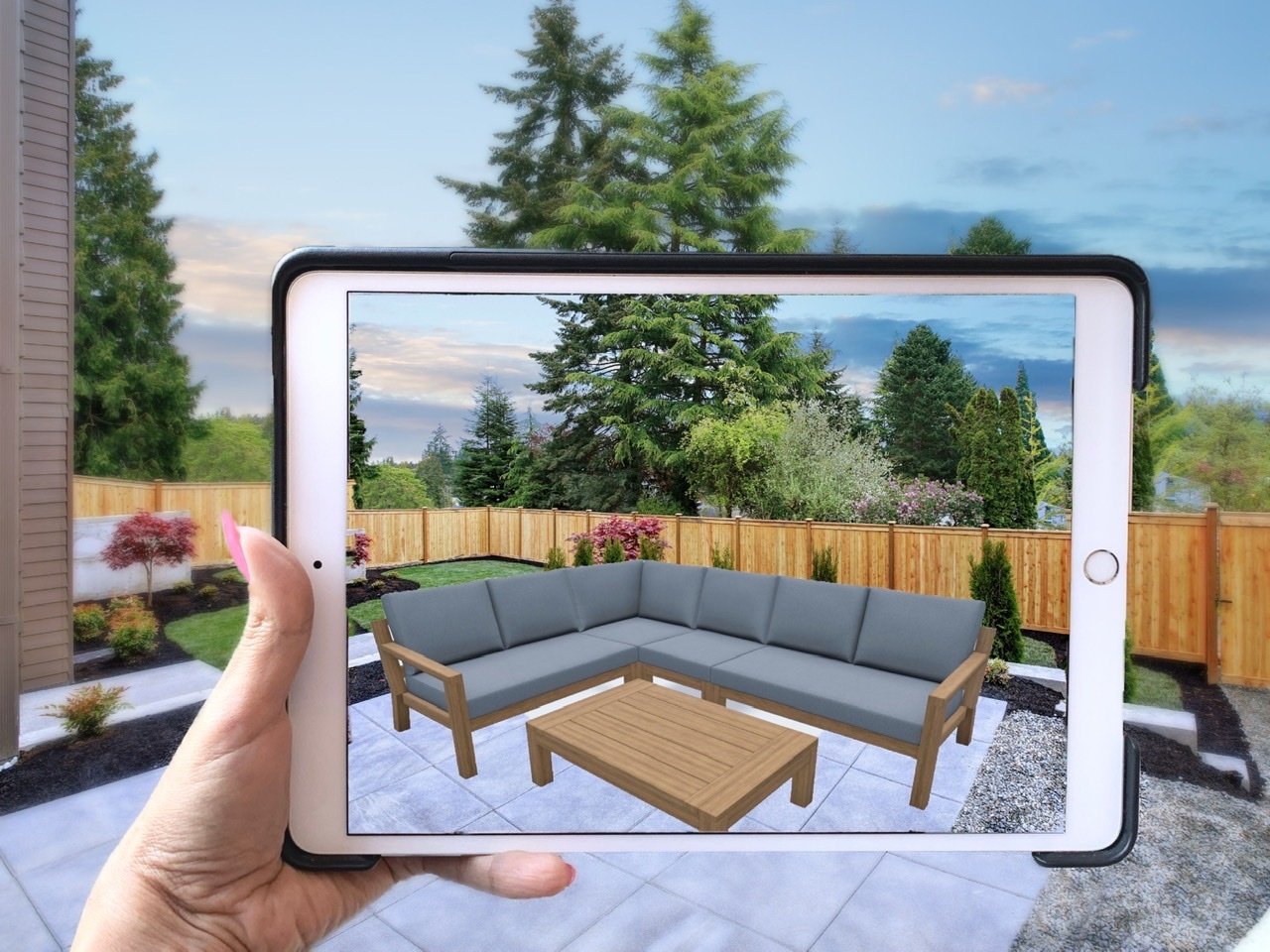 Augmented Reality Outdoor Furniture