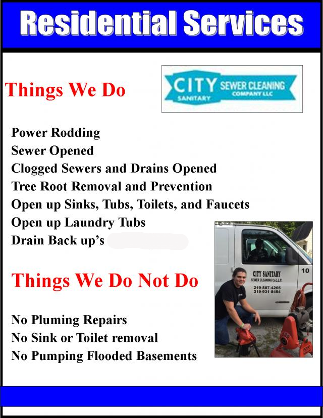 Sewer Cleaning Services Hammond, IN City Sanitary Sewer Cleaning Co