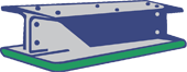 steel beam digital drawing