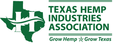 The logo for the texas hemp industries association