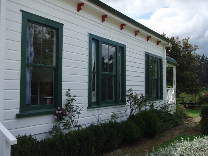 Exterior of the house after renovation