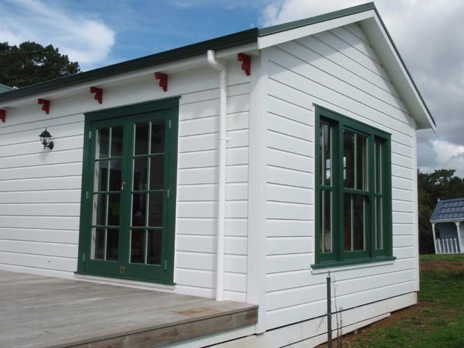 Exterior of the house after renovation