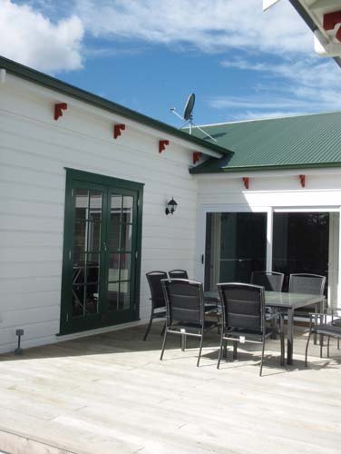 Exterior of the house after renovation