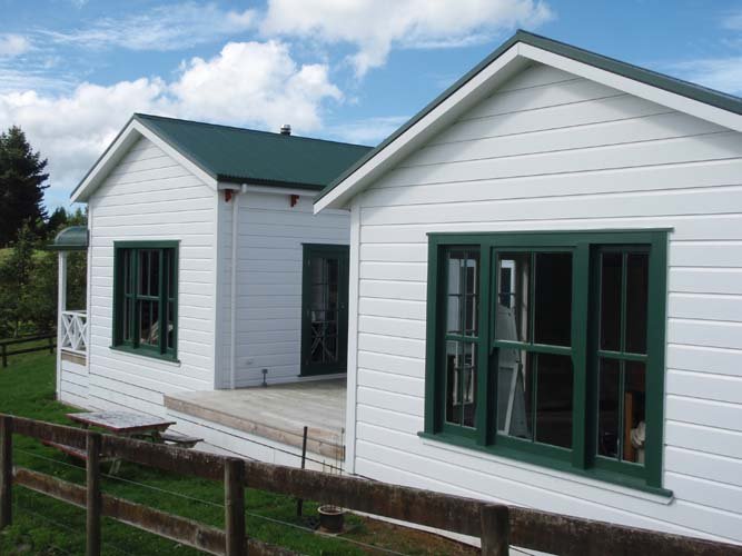 Exterior of the house after renovation