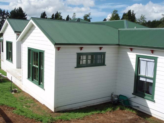 Exterior of the house after renovation