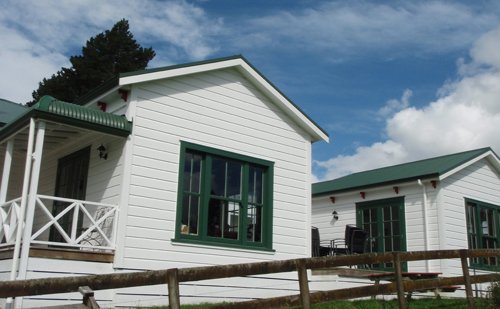 Exterior view of the house after renovation 