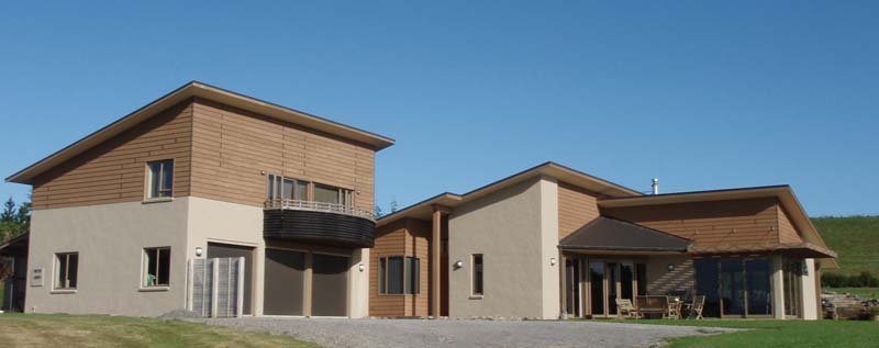 Exterior of the house after renovation