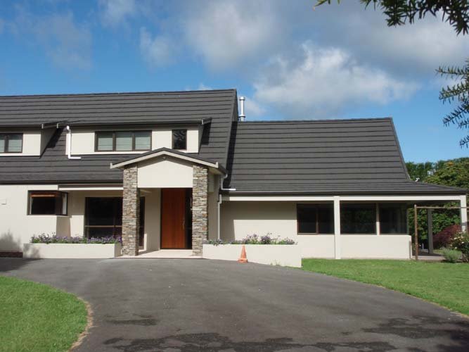 Exterior of the house after renovation