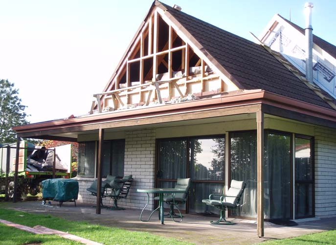 Exterior of the house before renovation