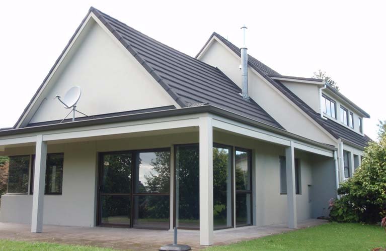 Exterior of the house after renovation