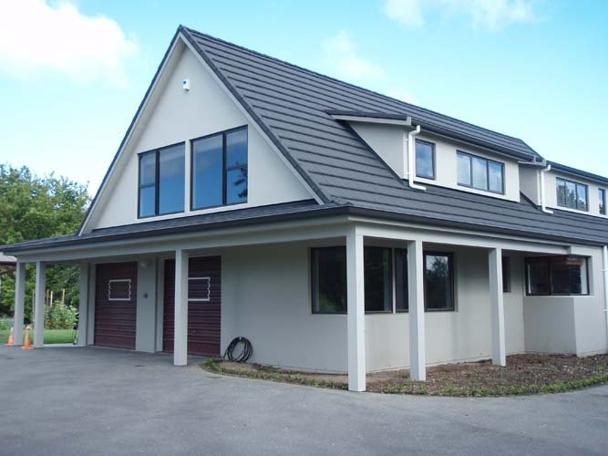 Exterior of the house after renovation