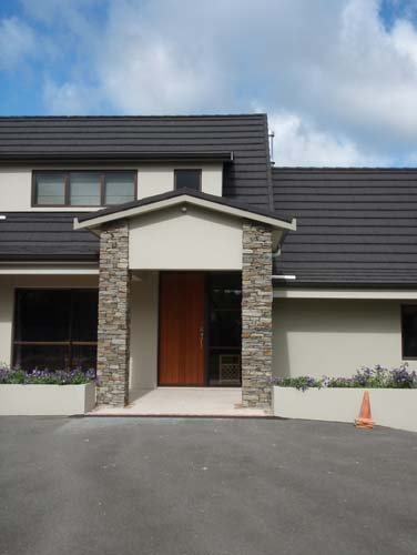 Exterior of the house after renovation