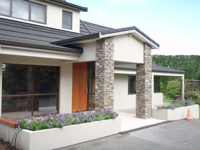 Exterior of the house after renovation