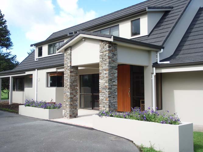 Exterior of the house after renovation