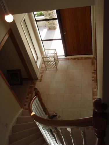 Entrance of the house after renovation