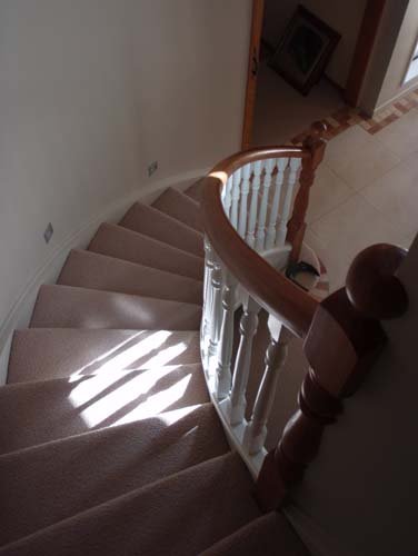 Top view of the stairway after renovation