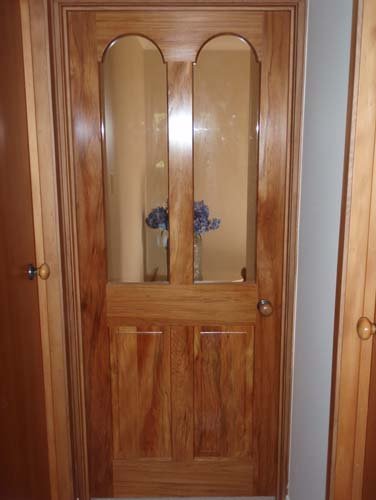 View of the newly installed door 