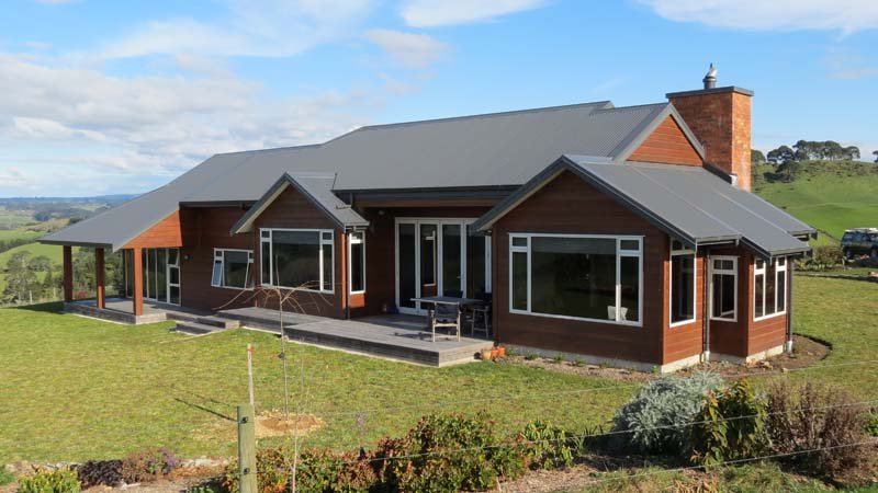 Exterior of the house after renovation