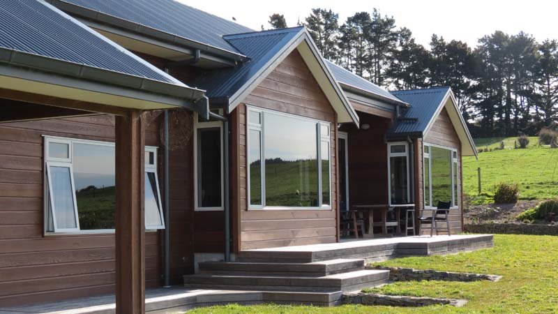 Exterior of the house after renovation