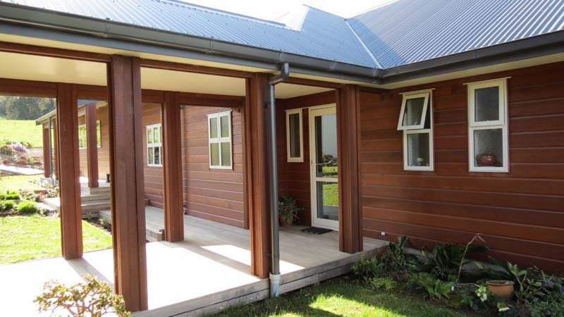 Exterior of the house after renovation