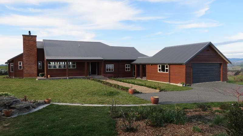 Exterior of the house after renovation