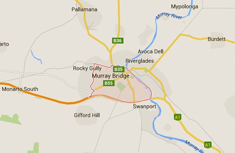 map of murray bridge area