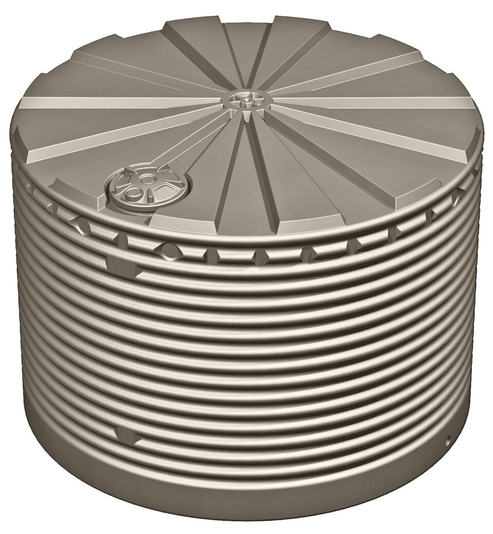 27000 Litre Round Poly Water Tank Adelaide, South Australia.