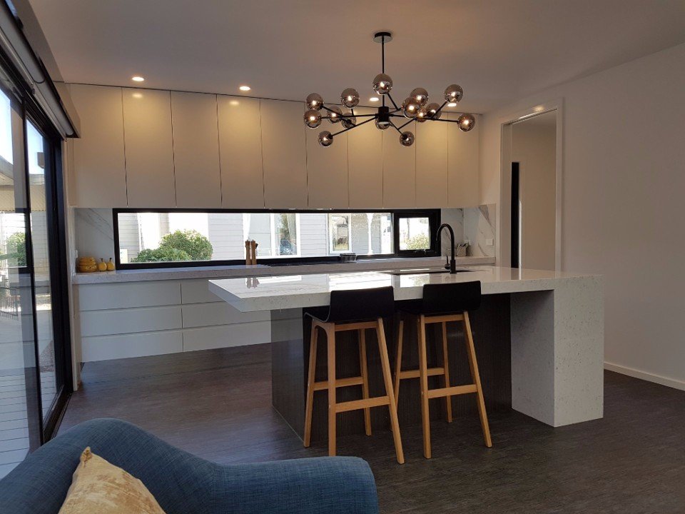 View of a room with construction in progress