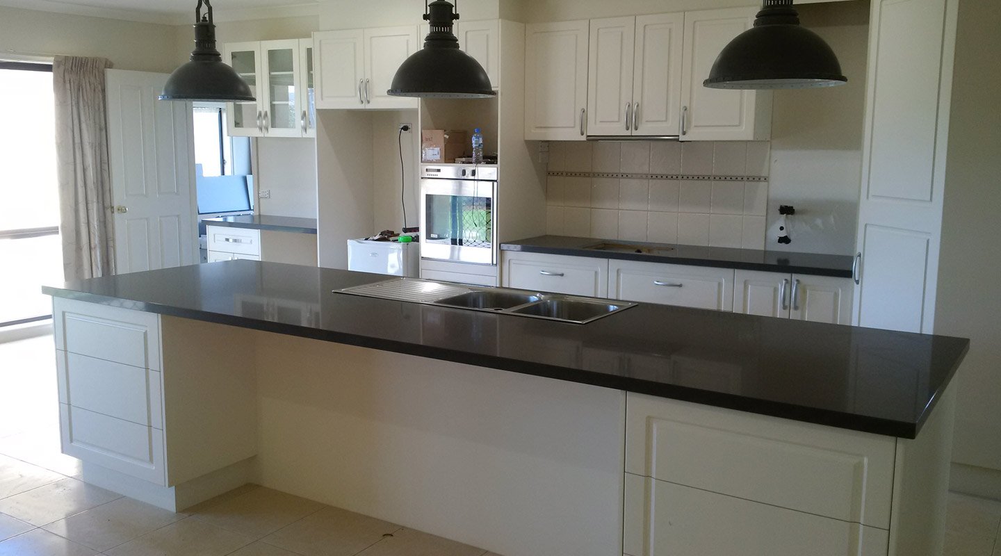 View of kitchen after renovation work