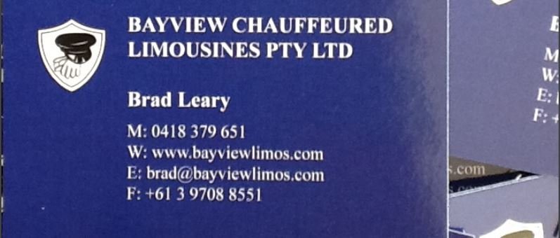 bayview chauffeured limousines on sea shore