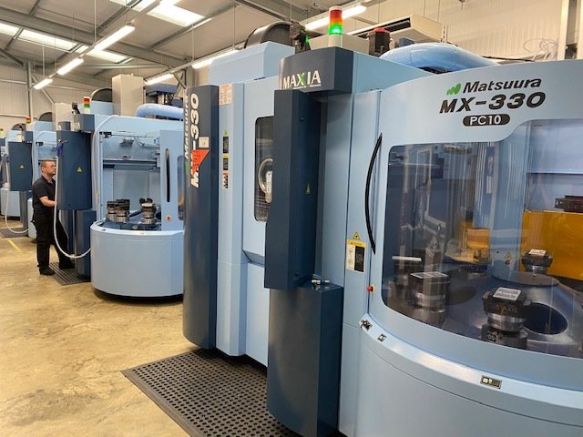 Fourth Matsuura MX330 pallet loading 5-axis mill adds to Abbey's