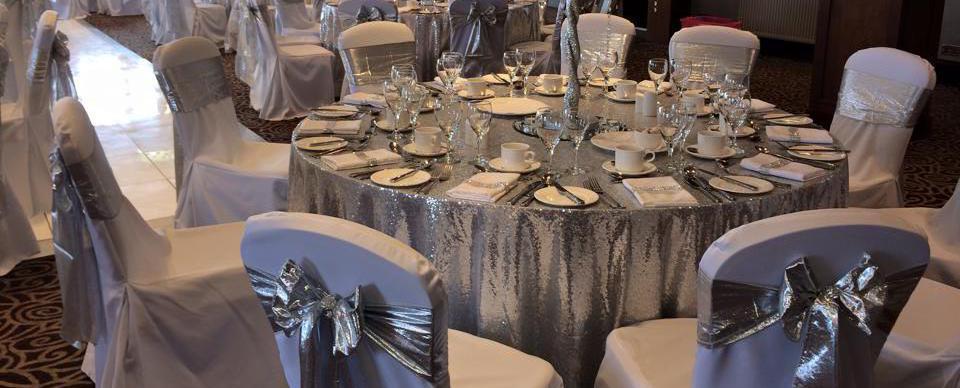Cover The Big Day For Venue Decor Chair In Ayrshire Winner Dinner Table