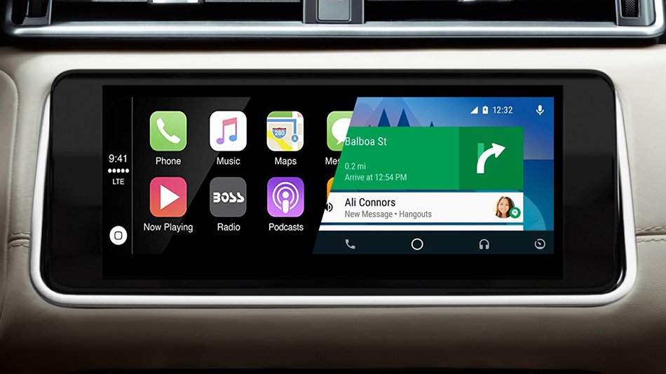 Carplay Android auto Land Rover Range Rover