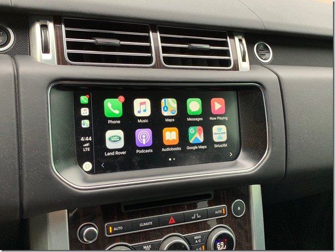 Carplay Android auto Land Rover Range Rover