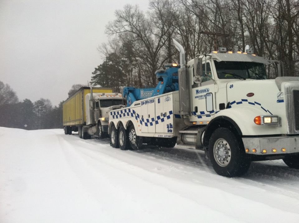Wrecker Recovery Roxboro, NC Brann’s Wrecker Service Inc