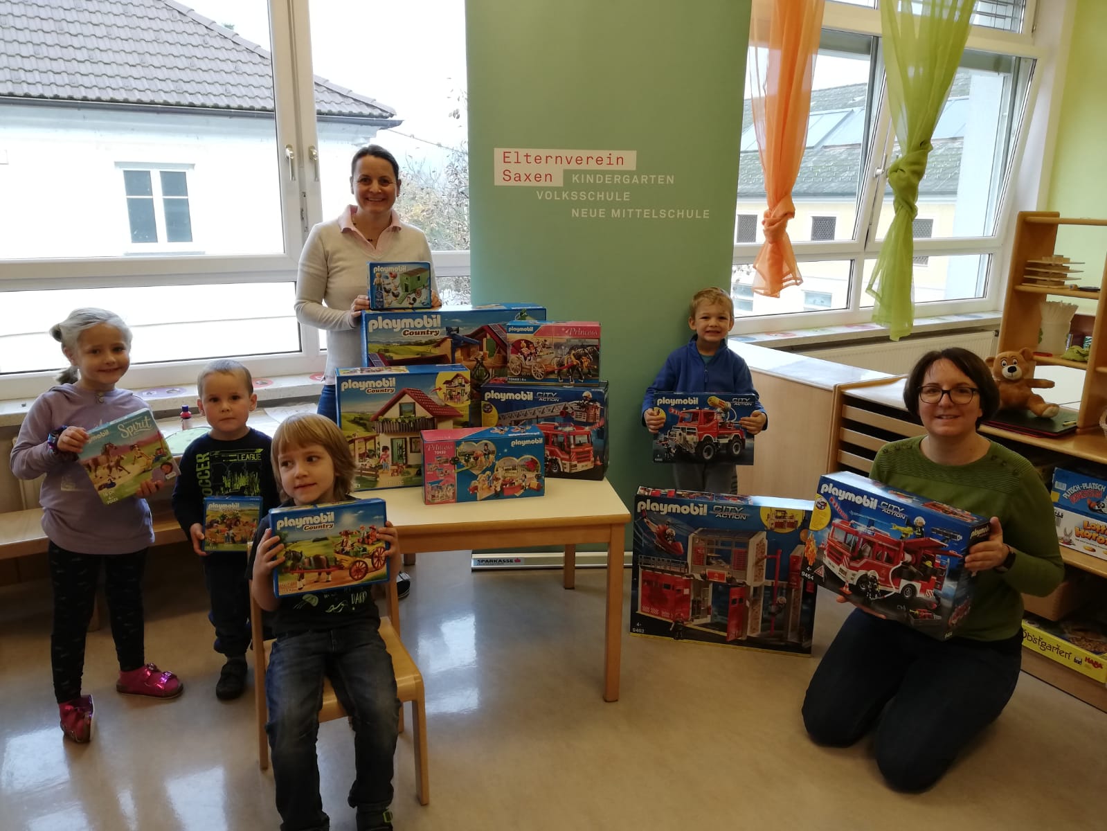 Neue Spielsachen für unseren Kindergarten