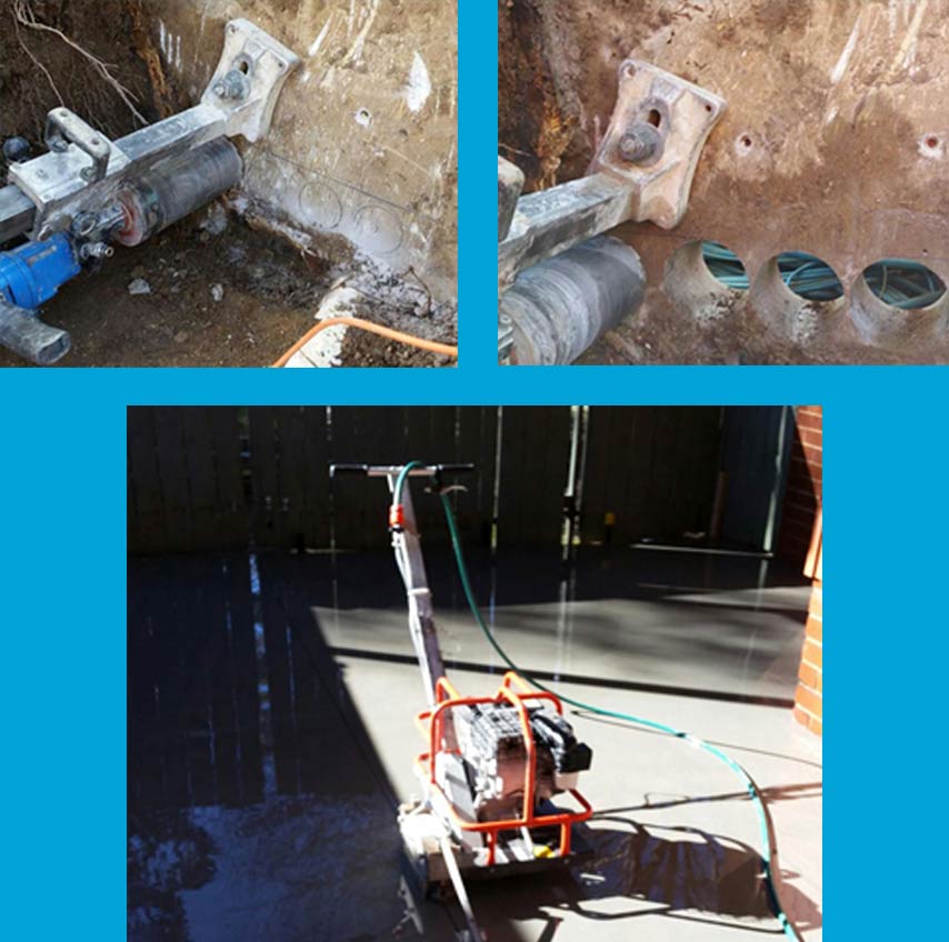 jackos concrete cutting before and after picture of concrete cutting